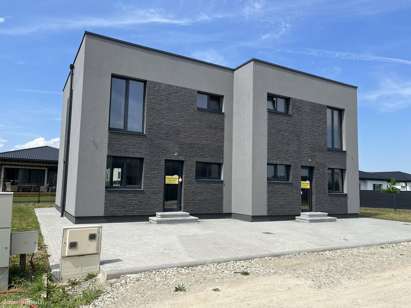 Semi-detached house for sale Kaune, Romainiuose, M. ir P. Šalčių g.