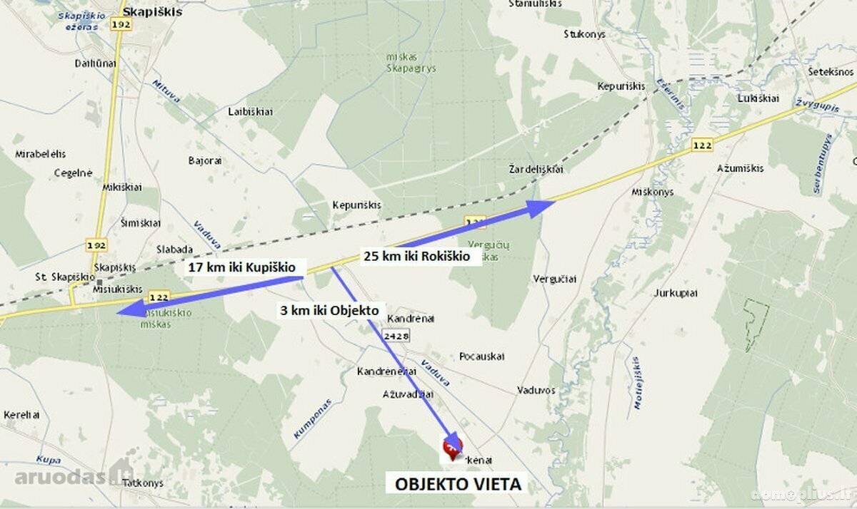 Продаётся дом Kupiškio rajono sav., Kirkėnuose