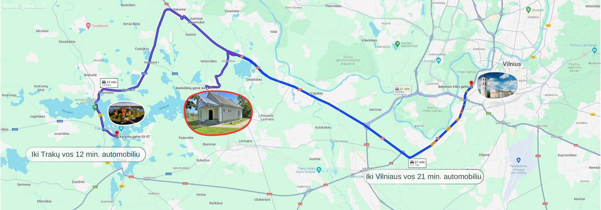 Parduodamas gyvenamasis namas Trakų rajono sav., Kariotiškėse, Kariotiškių g.