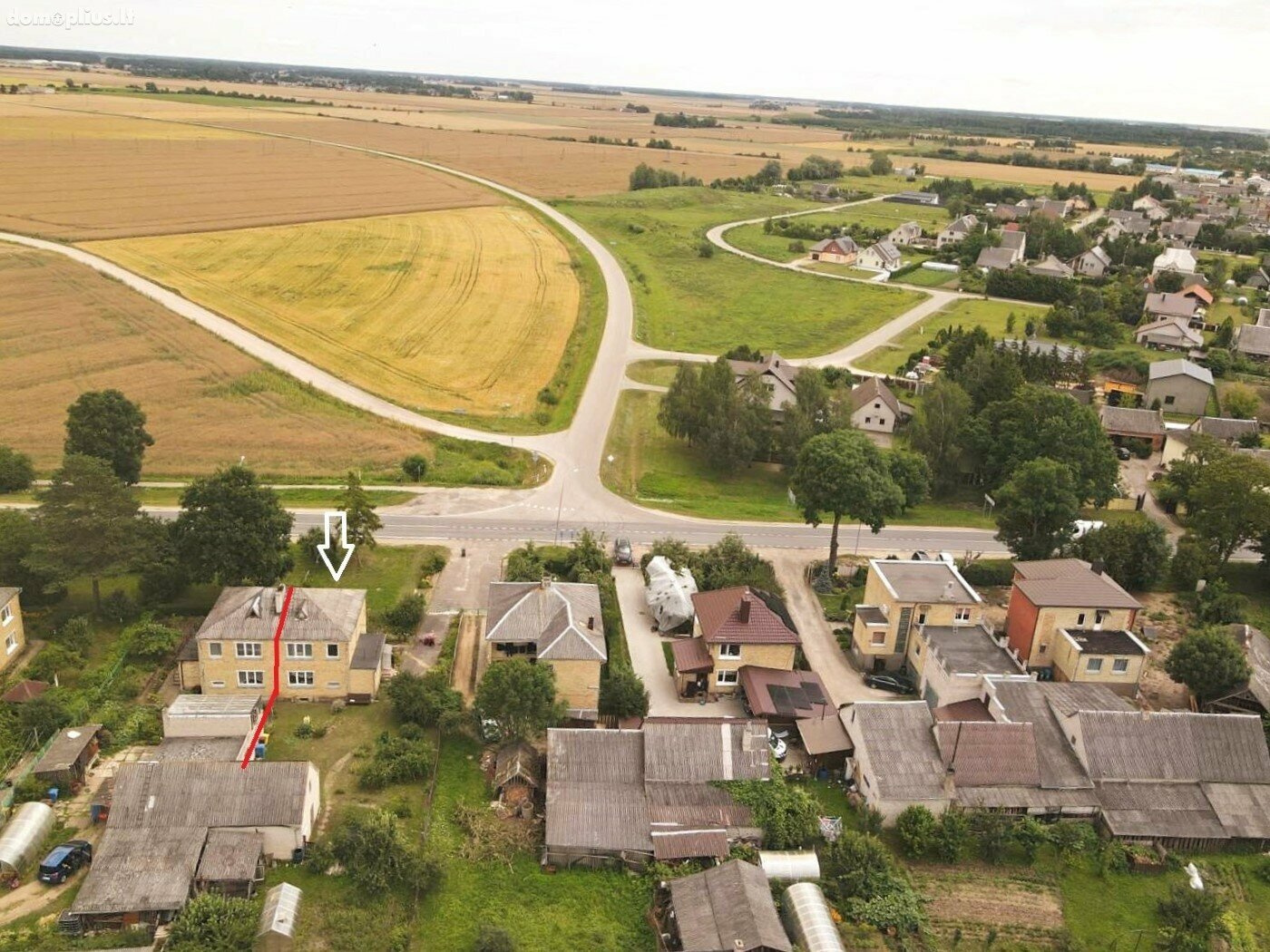 Продаётся часть дома Joniškio rajono sav., Joniškyje, Livonijos g.