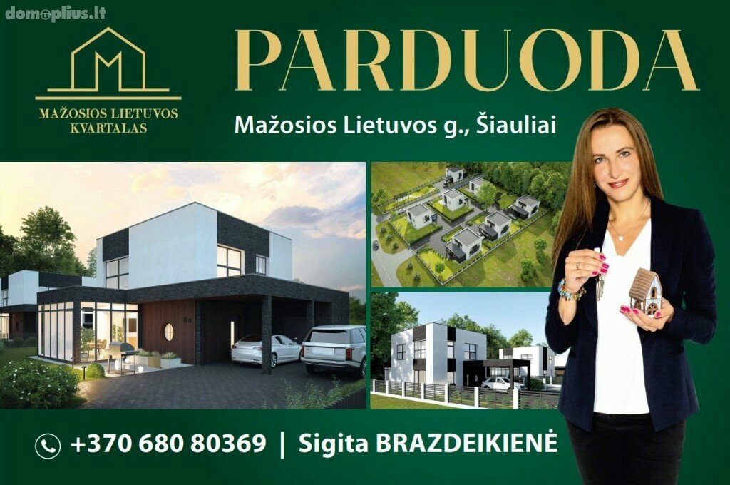 Parduodamas gyvenamasis namas Šiauliuose, Lieporiuose, Mažosios Lietuvos g.