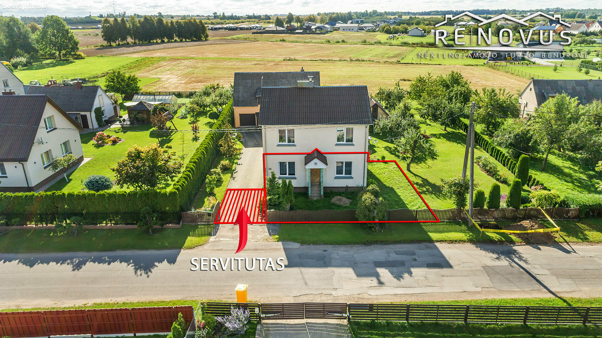 Parduodama gyvenamojo namo dalis Šiaulių rajono sav., Sutkūnuose, Sutkūnų g.