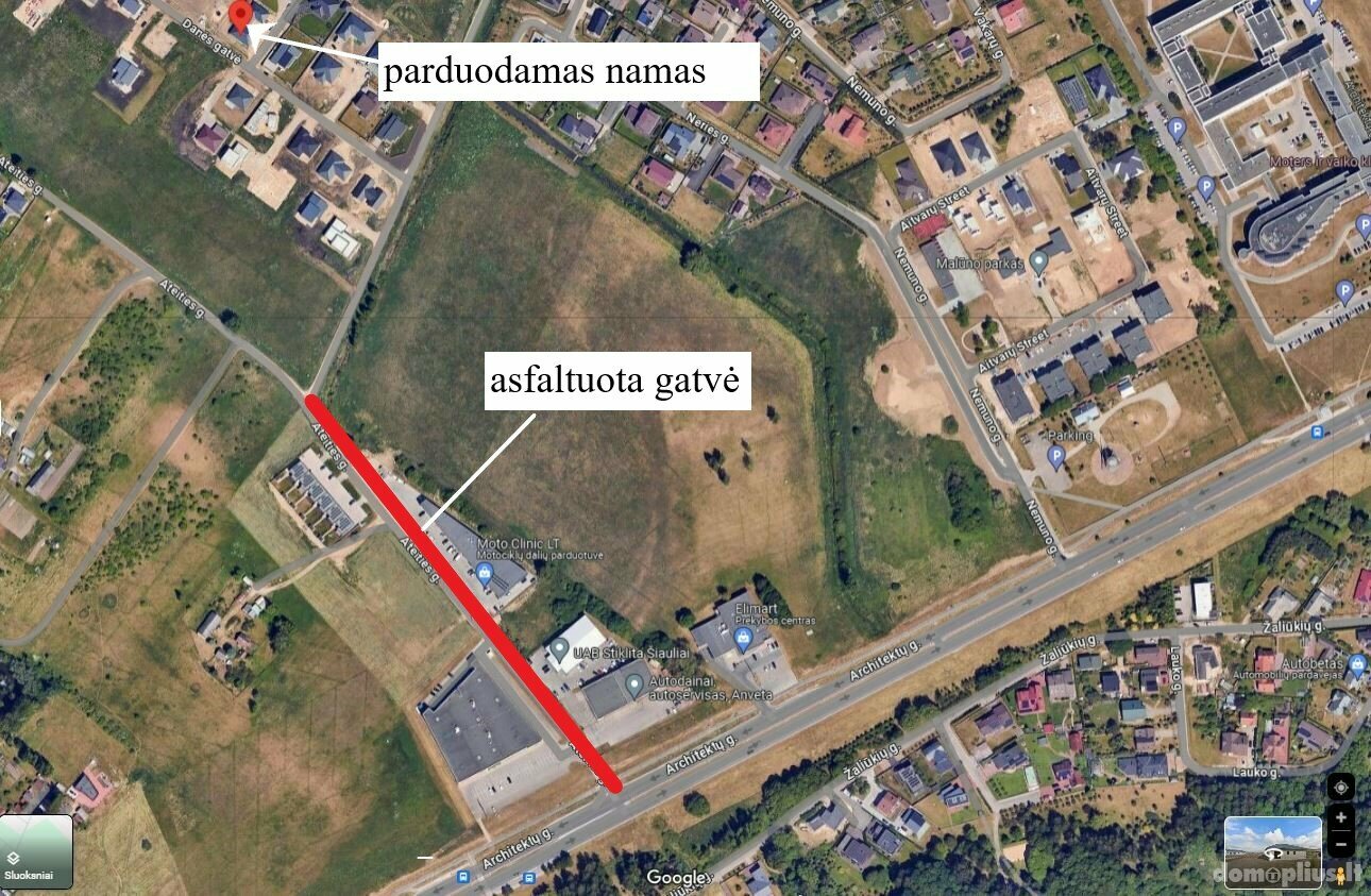 Parduodamas gyvenamasis namas Šiaulių rajono sav., Žaliūkėse, Danės g.