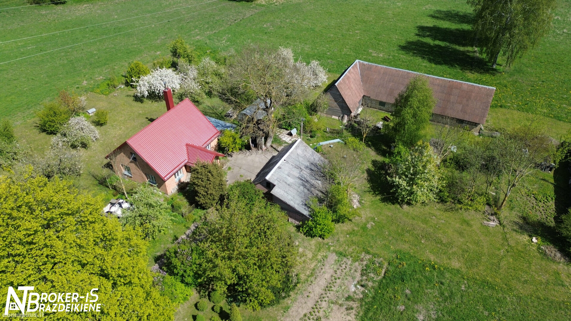 Parduodamas gyvenamasis namas Šiaulių rajono sav., Rėkyvoje, Bačiūnų g.