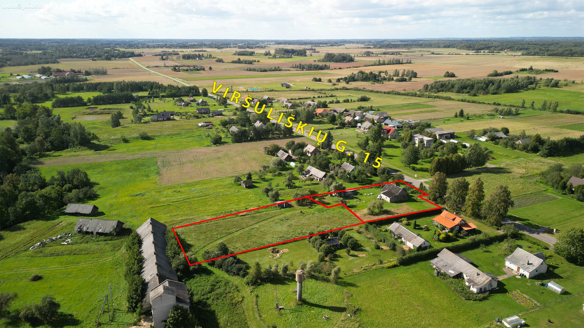 Parduodama sodyba Širvintų rajono sav., Viršuliškiuose, Viršuliškių g.