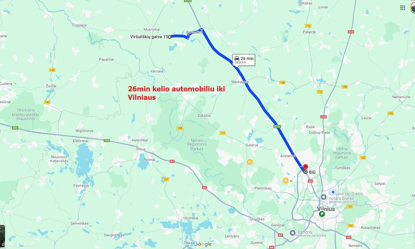 Parduodama sodyba Širvintų rajono sav., Viršuliškiuose, Viršuliškių g.