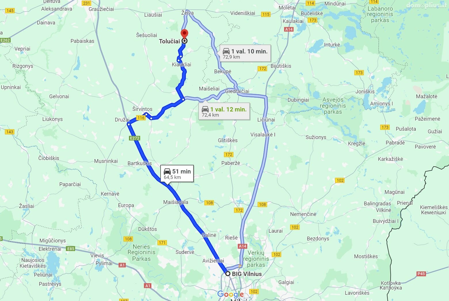 Parduodamas gyvenamasis namas Ukmergės rajono sav., Tolučiuose, Alyvų g.