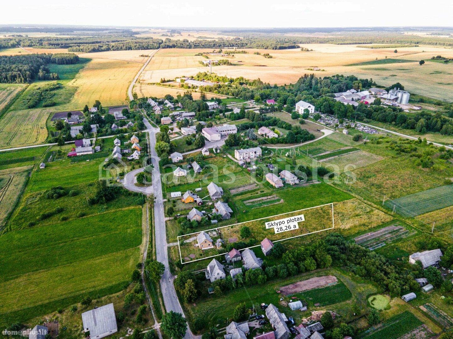 Homestead for sale Kelmės rajono sav., Kiaunoriuose, Draugystės g.