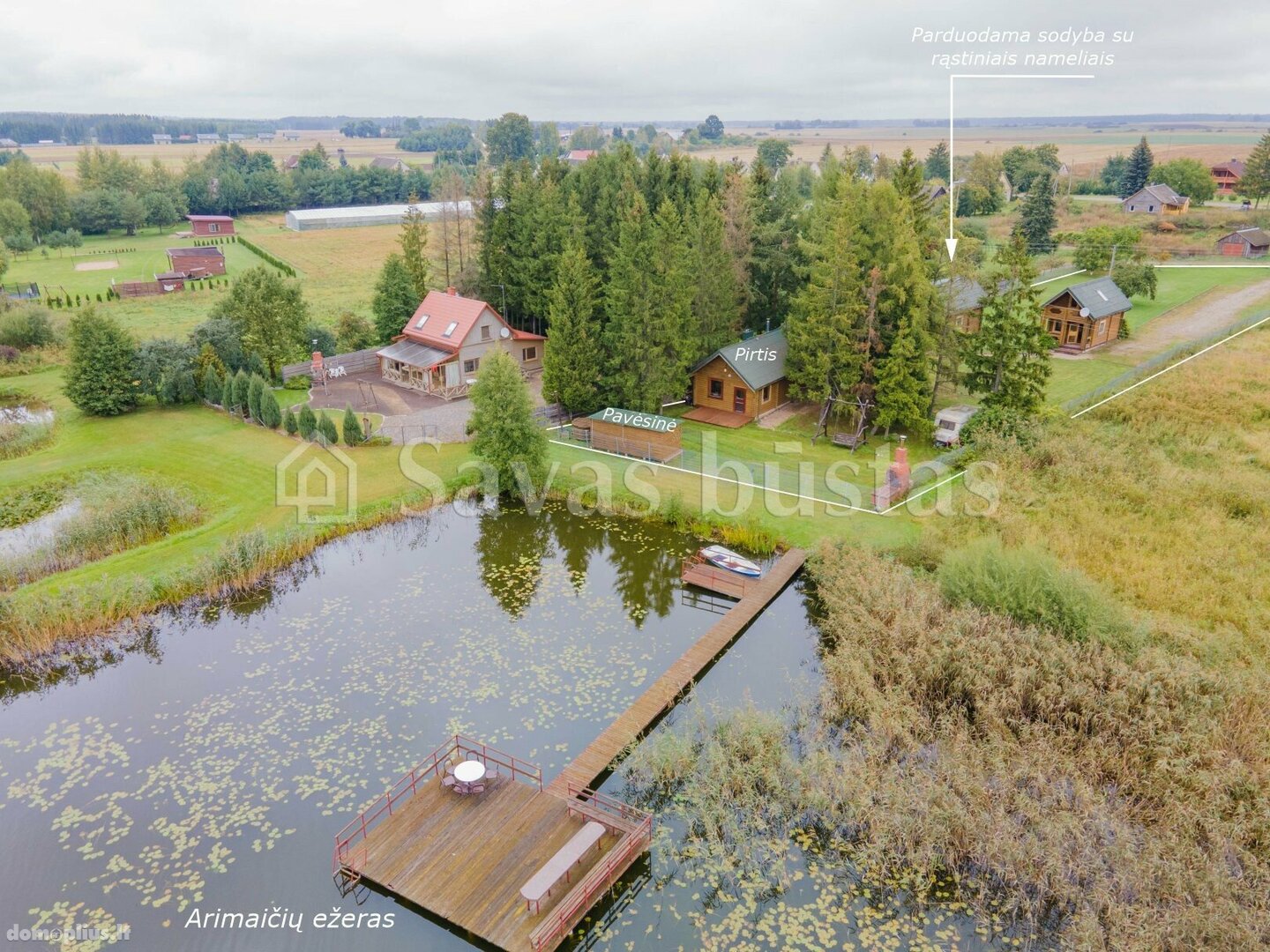 Homestead for sale Radviliškio rajono sav., Kurkliuose, Paežerių g.