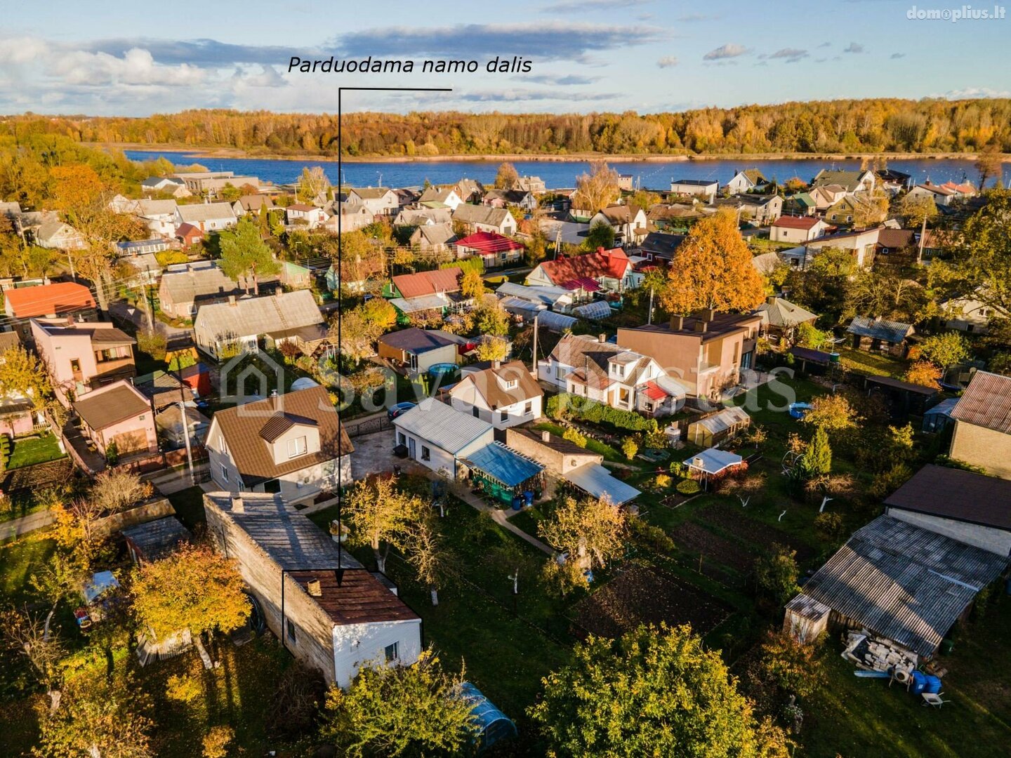 Parduodama gyvenamojo namo dalis Šiauliuose, Centre, Nidos g.