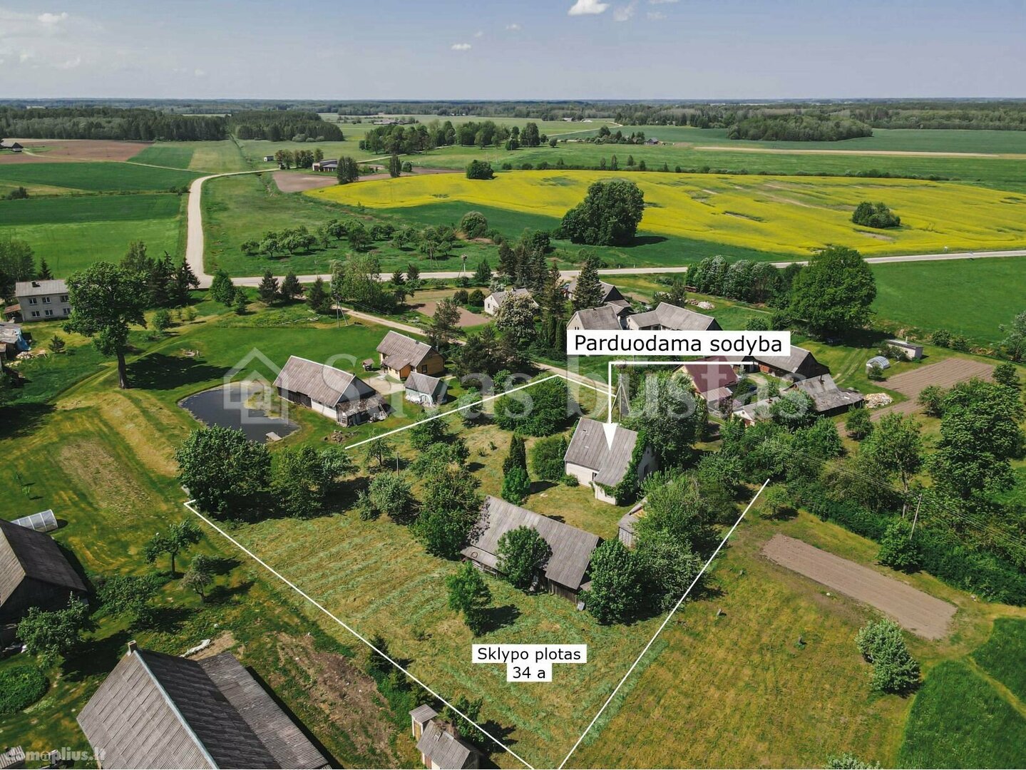 Homestead for sale Kupiškio rajono sav., Tviruose