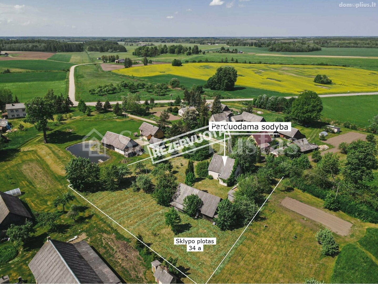 Parduodama sodyba Kupiškio rajono sav., Tviruose