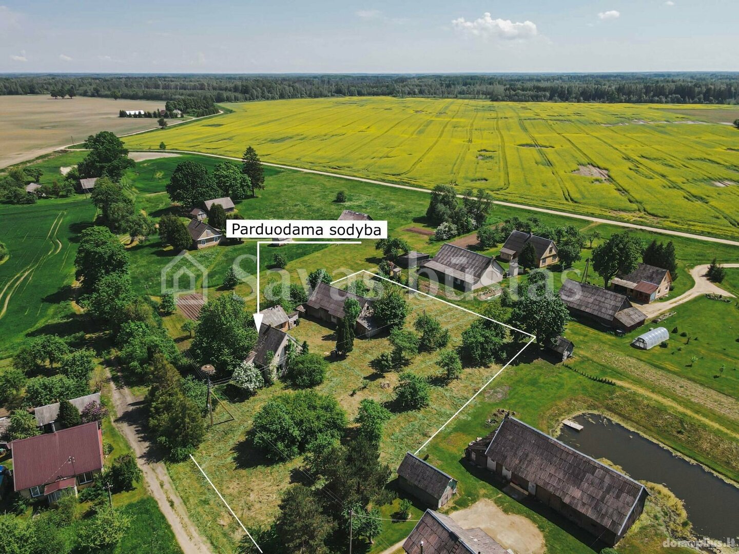 Homestead for sale Kupiškio rajono sav., Tviruose