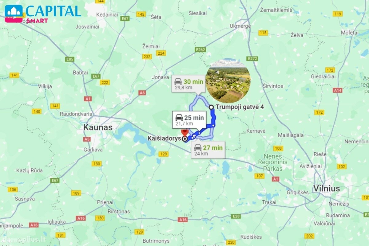 Parduodamas gyvenamasis namas Kaišiadorių rajono sav., Zūbiškėse