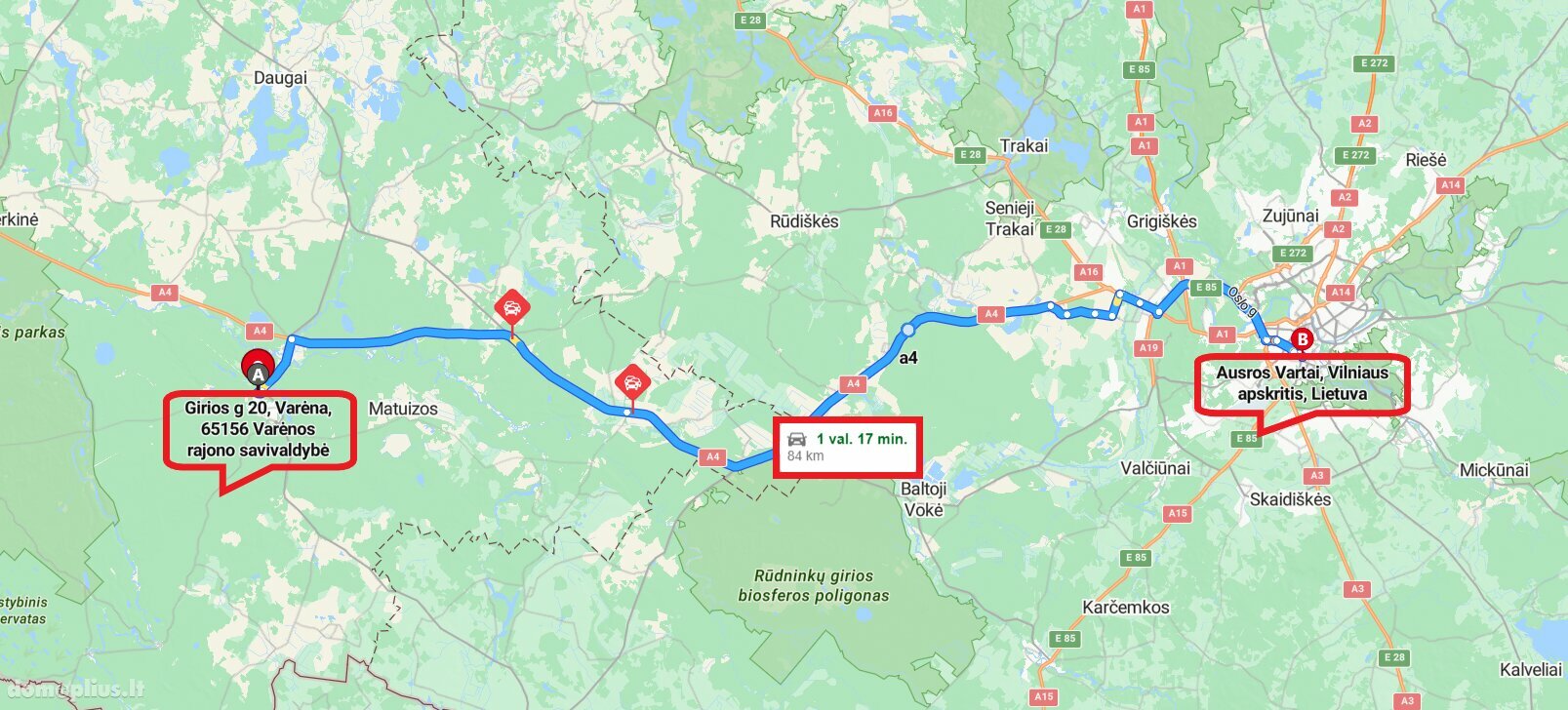 Parduodamas gyvenamasis namas Varėnos rajono sav., Varėnoje, Girios g.