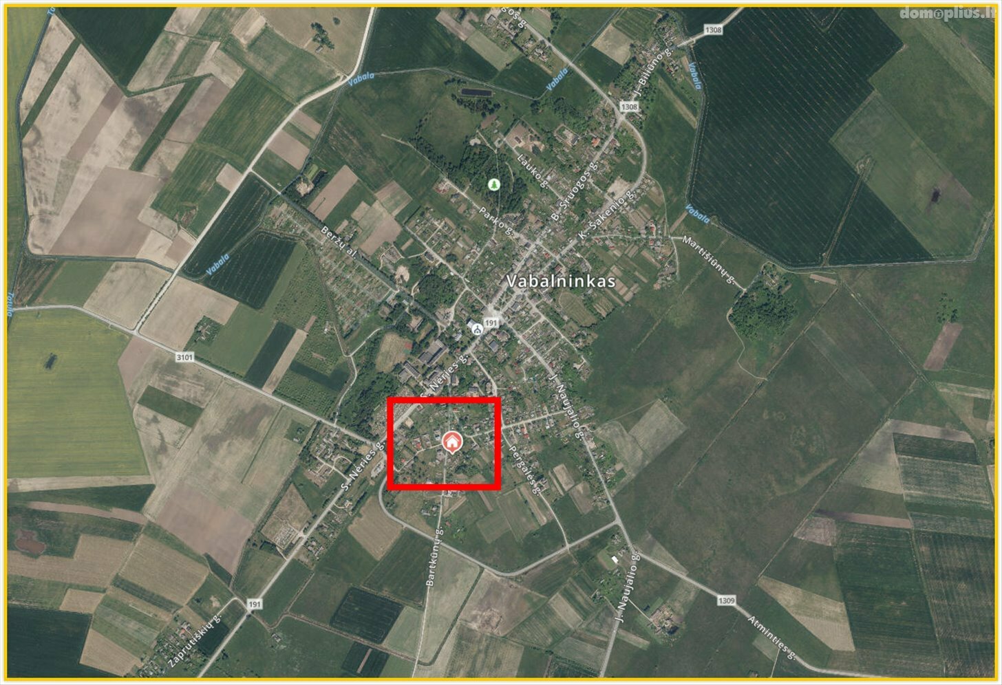 Parduodamas gyvenamasis namas Biržų rajono sav., Vabalninke, Bartkūnų g.