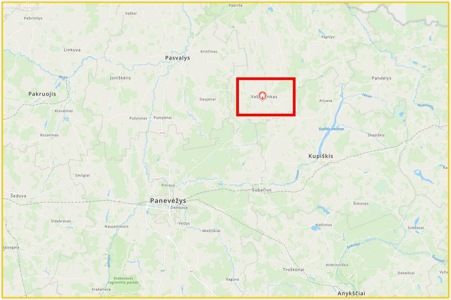Parduodamas gyvenamasis namas Biržų rajono sav., Vabalninke, Bartkūnų g.