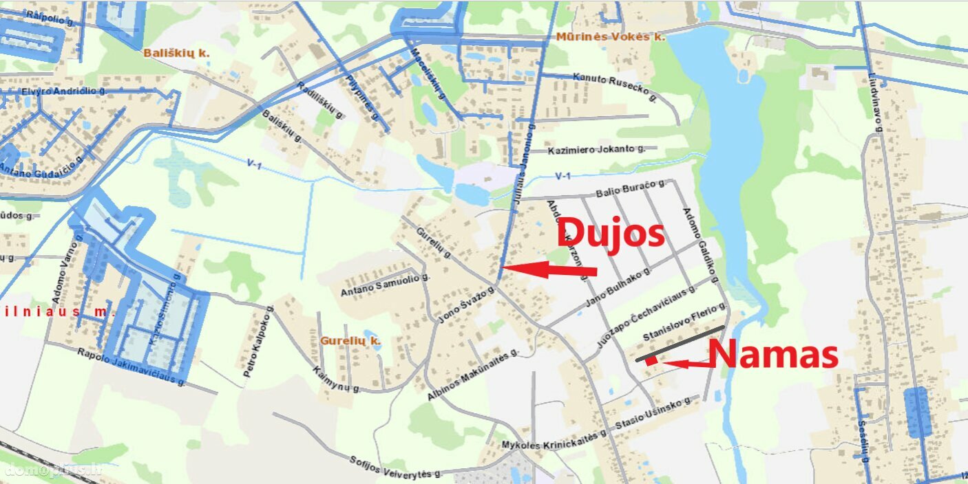 Parduodamas sublokuotas namas Vilnius, Gureliuose