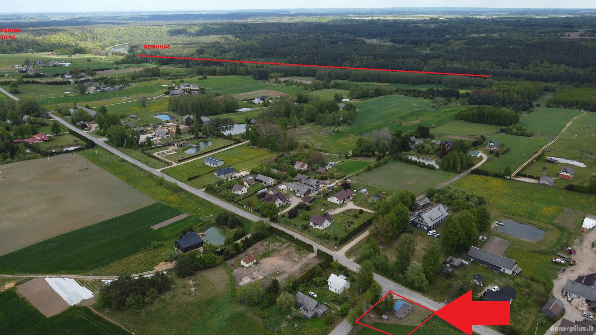 Parduodama sodyba Alytaus rajono sav., Panemuninkuose, Naujakurių g.