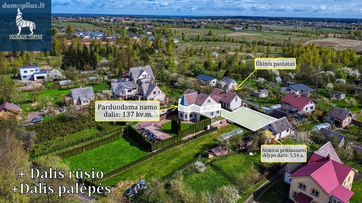 Продаётся часть дома Vilniuje, Naujoji Vilnia, Arimų g.