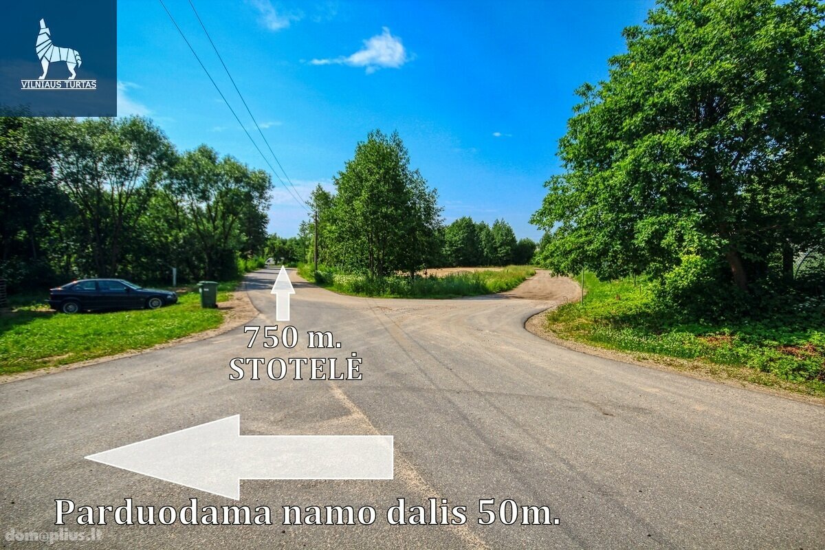Продаётся часть дома Vilniuje, Naujoji Vilnia, Arimų g.
