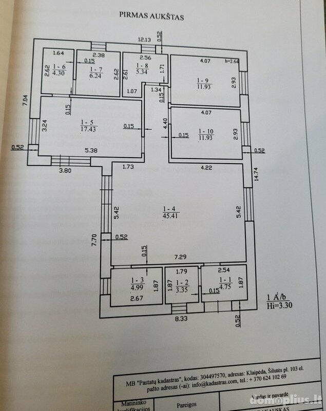 House for sale Klaipėdos rajono sav., Mazūriškiuose