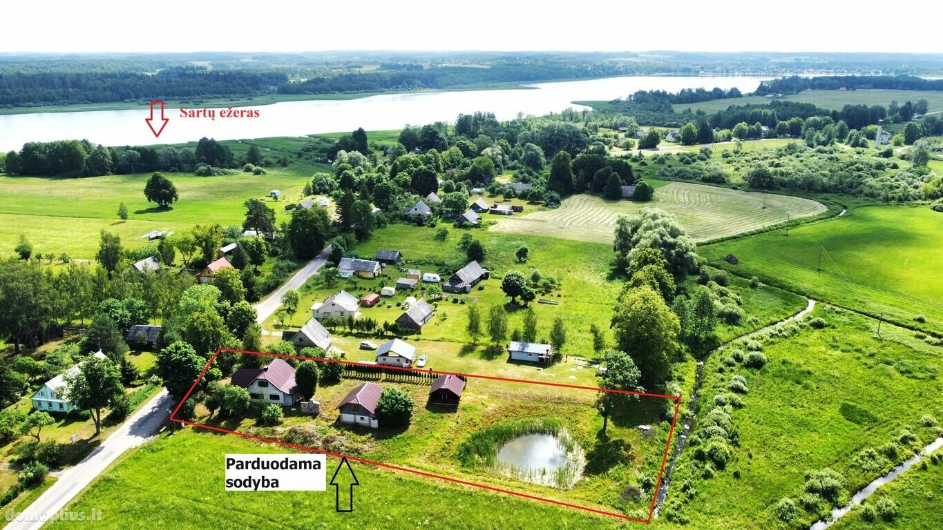 Parduodamas gyvenamasis namas Zarasų rajono sav., Kavoliuose