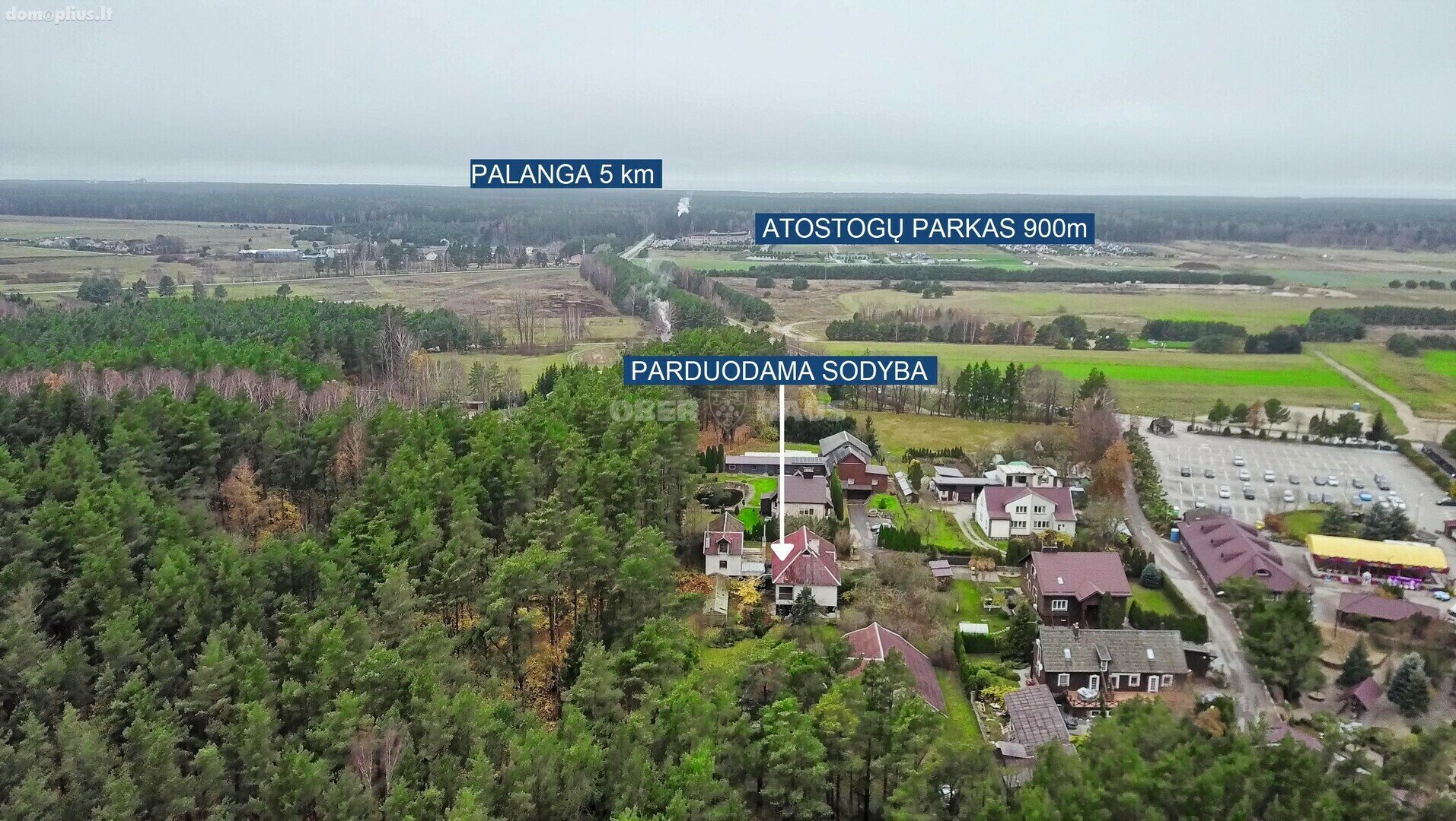 Parduodamas gyvenamasis namas Kretingos rajono sav., Žibininkuose