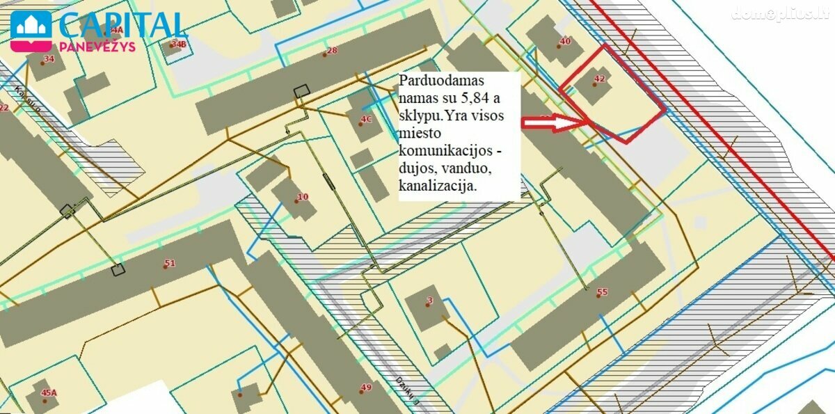 Parduodamas gyvenamasis namas Panevėžyje, Žemaičiuose, Velžio kel.
