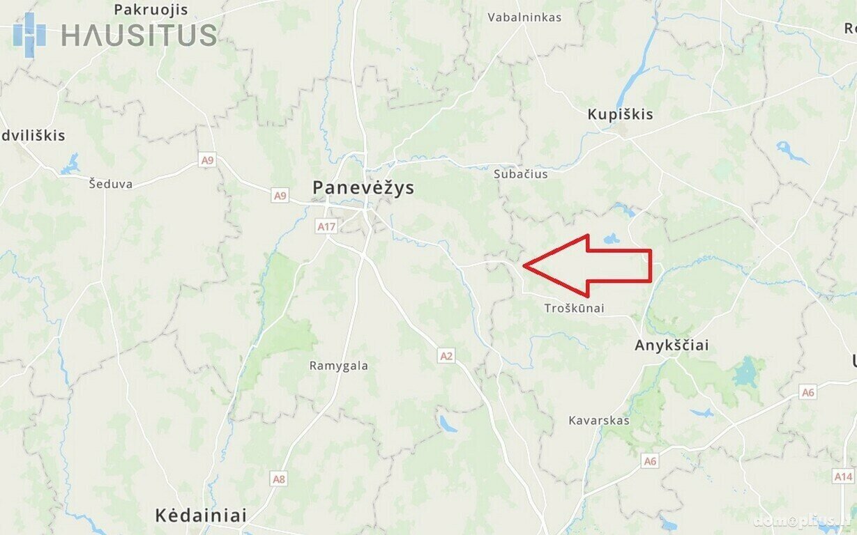 Parduodamas gyvenamasis namas Anykščių rajono sav., Rukiškyje