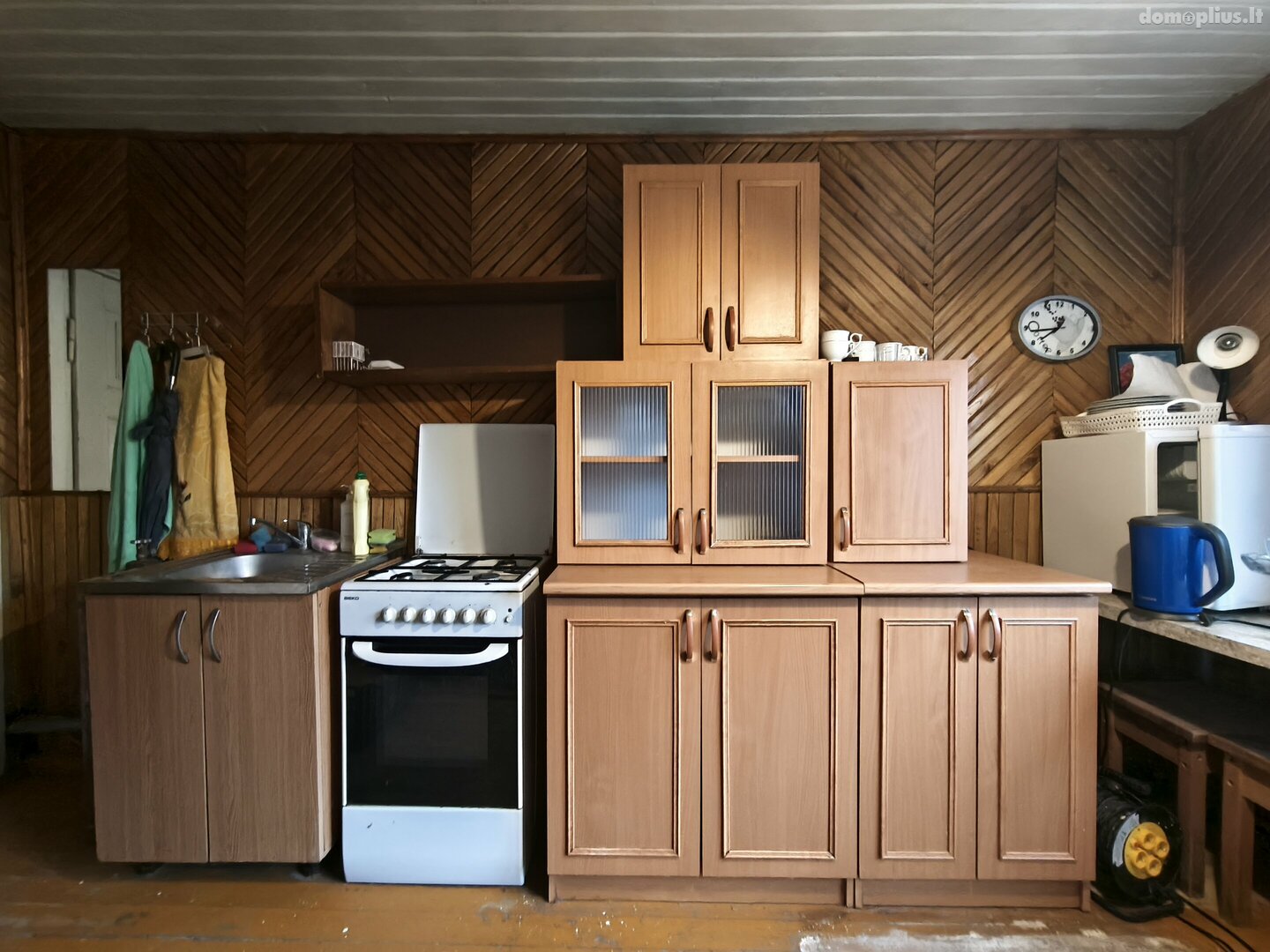 Parduodama gyvenamojo namo dalis Molėtų rajono sav., Giedraičiuose, Vilniaus g.