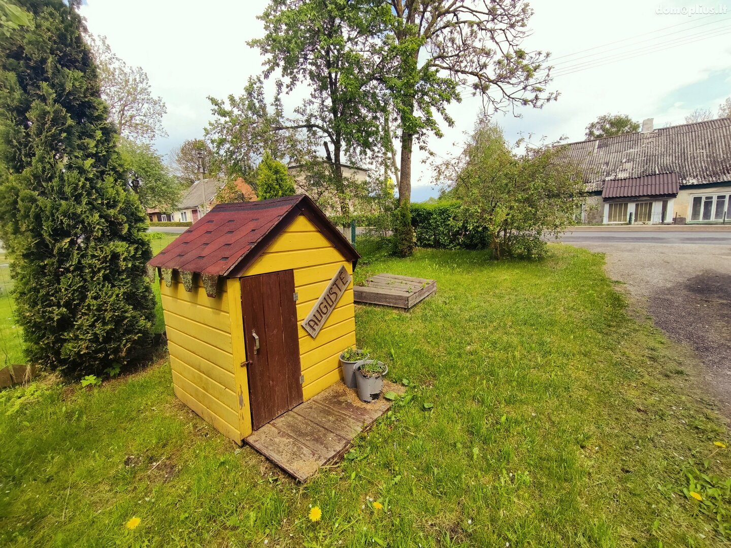 Продаётся часть дома Molėtų rajono sav., Giedraičiuose, Vilniaus g.