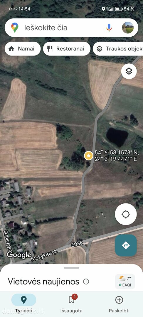 Homestead for sale Varėnos rajono sav., Vilkiautinyje, Mokyklos g.