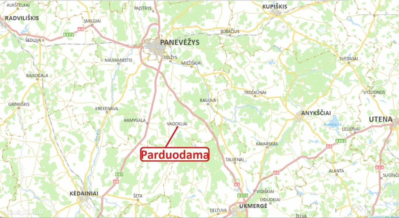 Parduodamas gyvenamasis namas Panevėžio rajono sav., Vadokliuose, Sporto g.