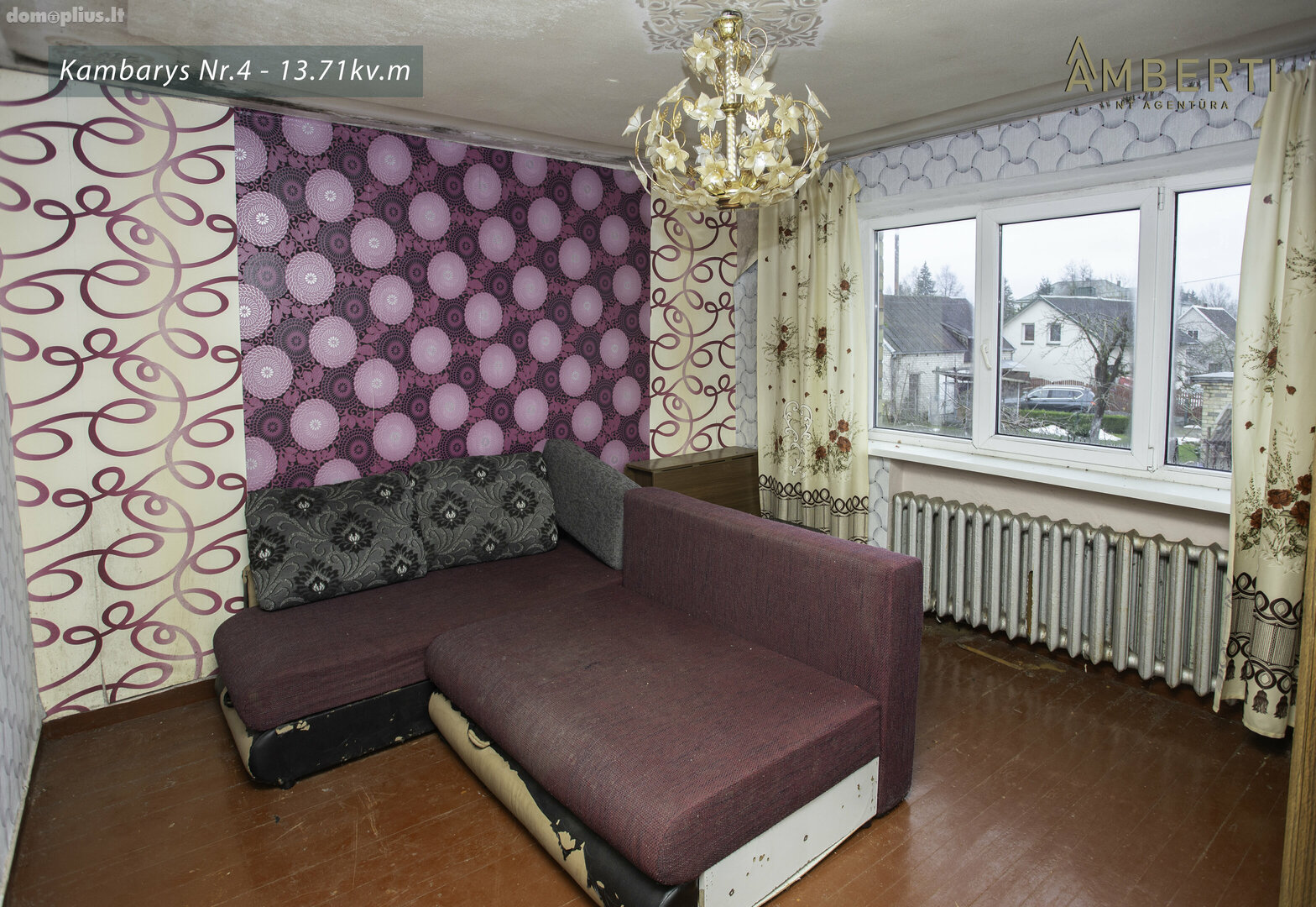 Parduodama gyvenamojo namo dalis Kelmės rajono sav., Kelmėje, Nepriklausomybės g.