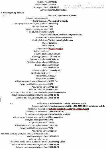 Parduodamas gyvenamasis namas Kaune, Sargėnuose, Laukuvos g.