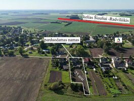 Gyvenamasis namas Radviliškio rajono sav., Šniūraičiuose, Beržų g.