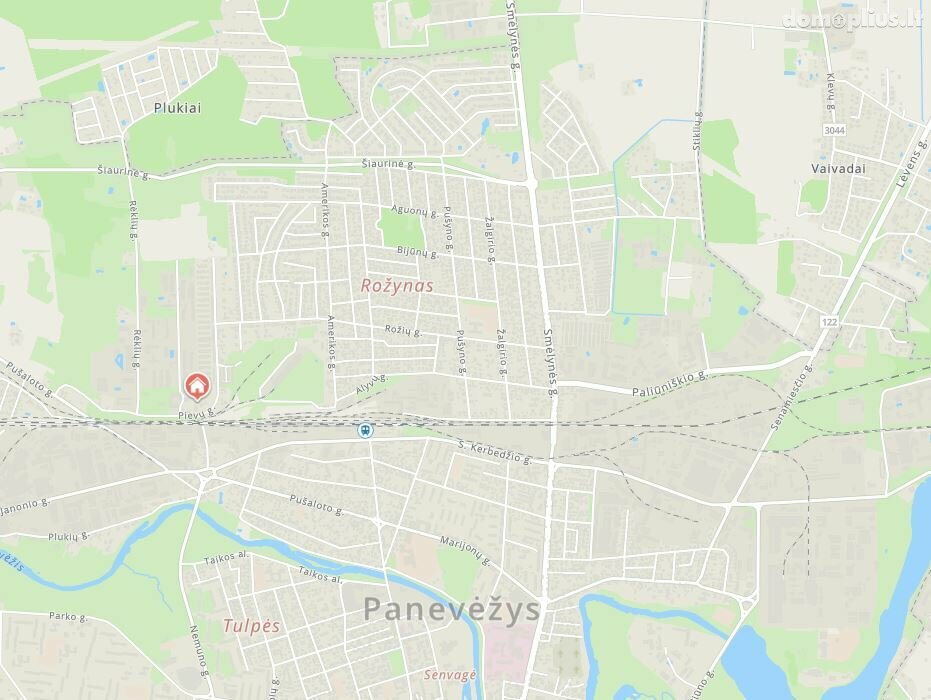 Продаётся часть дома Panevėžyje, Rožėse, Katkų g.