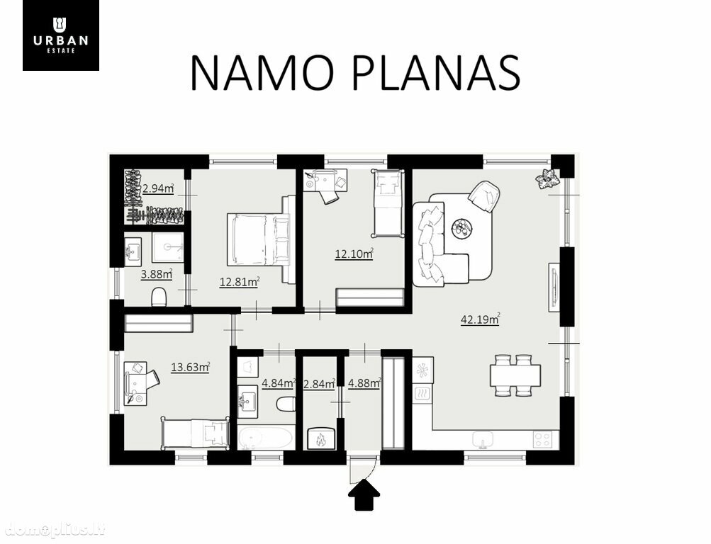 Parduodamas gyvenamasis namas Vilniuje, Aukštieji Paneriai, Matiškių g.