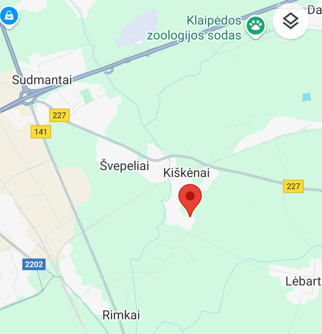Parduodamas gyvenamasis namas Klaipėdos rajono sav., Kiškėnuose, Poškų g.