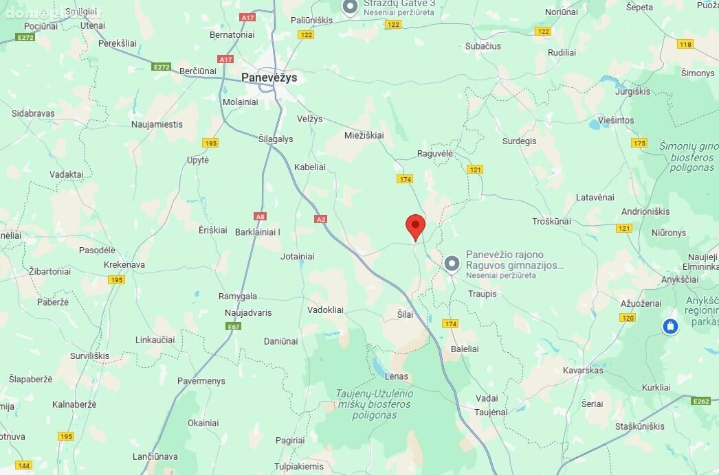 Parduodamas gyvenamasis namas Panevėžio rajono sav., Raguvoje, Liepų g.