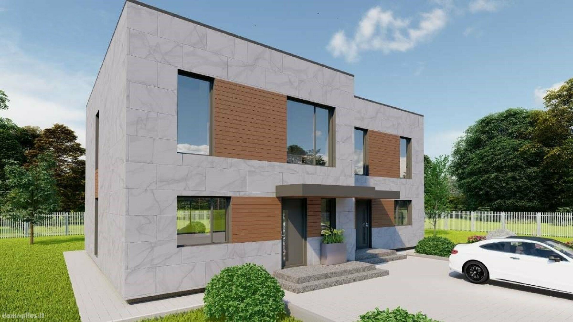 Продаётся сблокированный дом Klaipėdos rajono sav., Trušeliuose, Danės g.