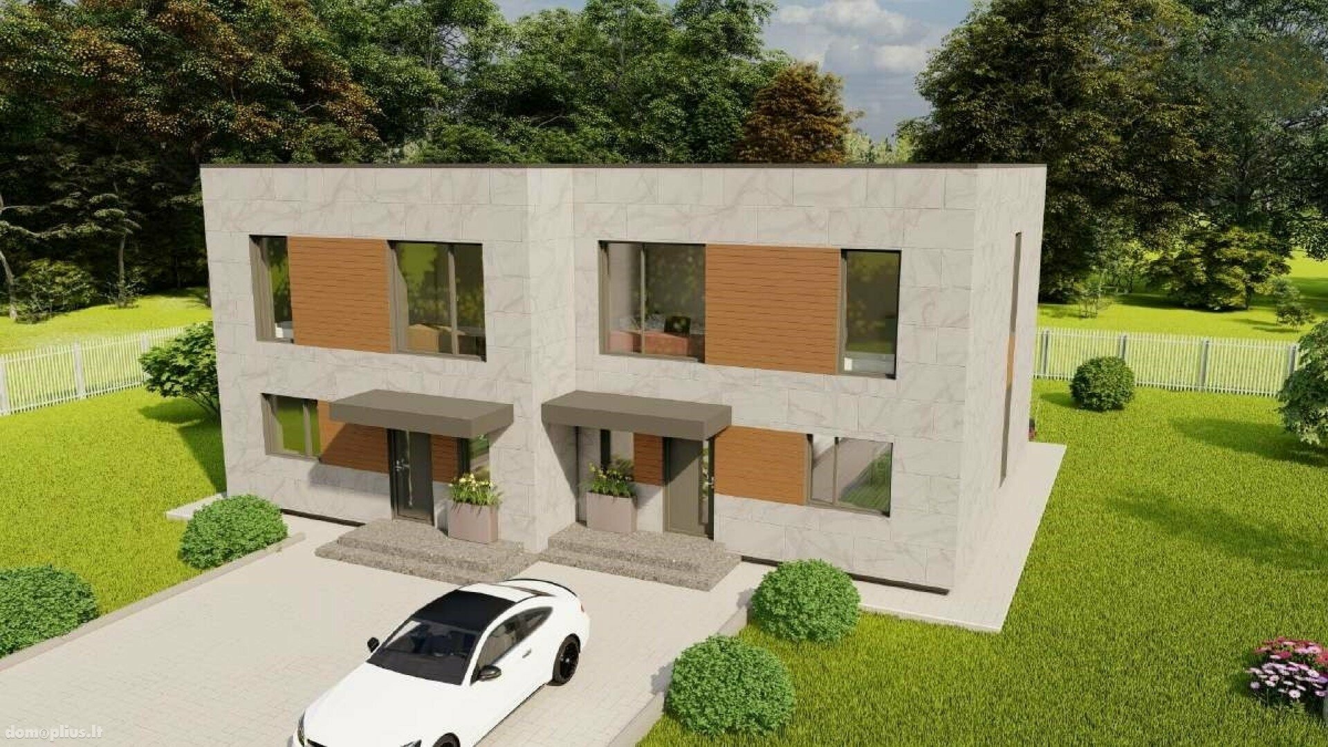 Продаётся сблокированный дом Klaipėdos rajono sav., Trušeliuose, Danės g.