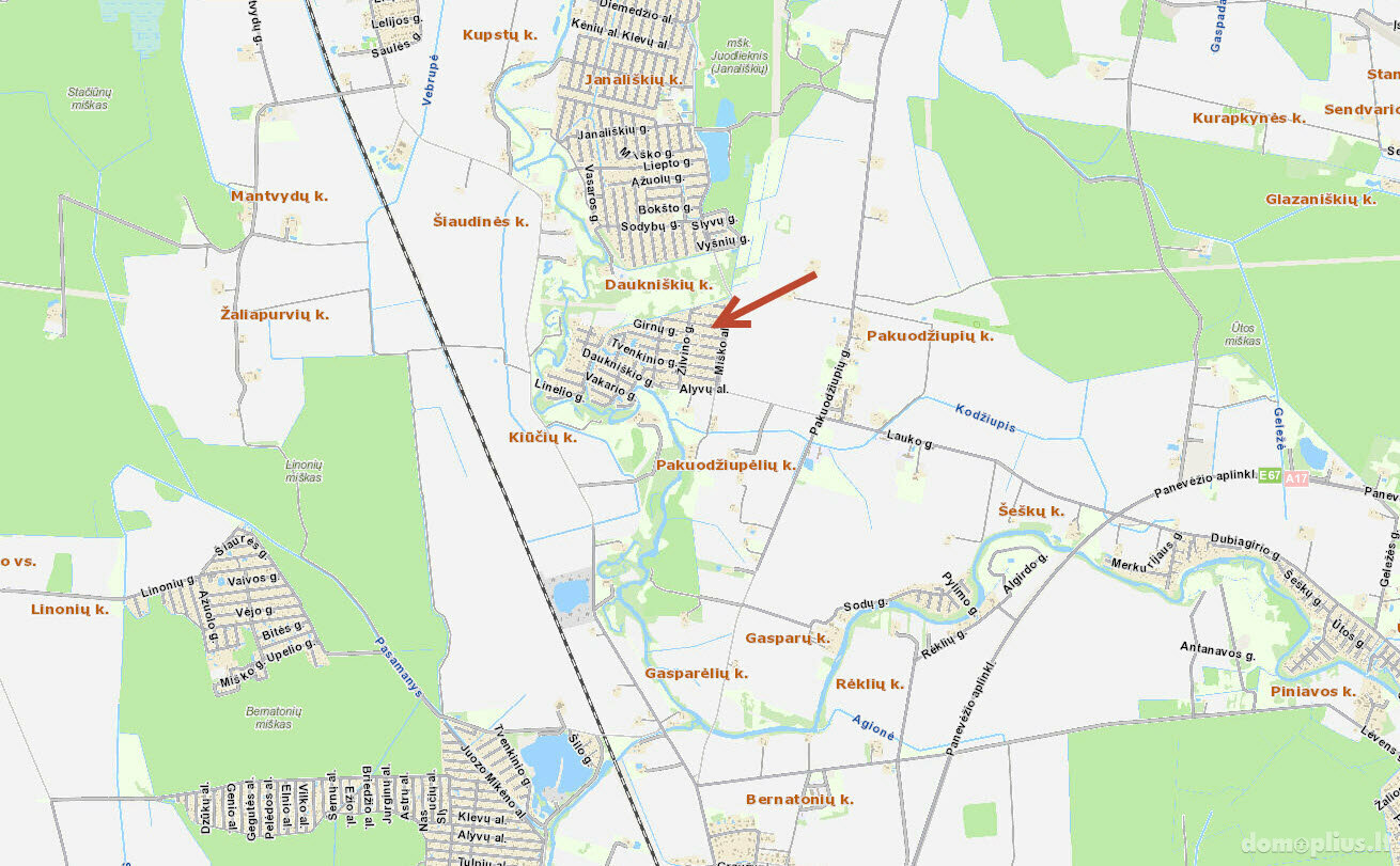 Продаётся дача Panevėžio rajono sav., Daukniškiuose, Eglių al.