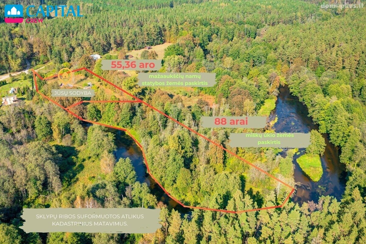 Homestead for sale Vilniaus rajono sav., Jusinėje