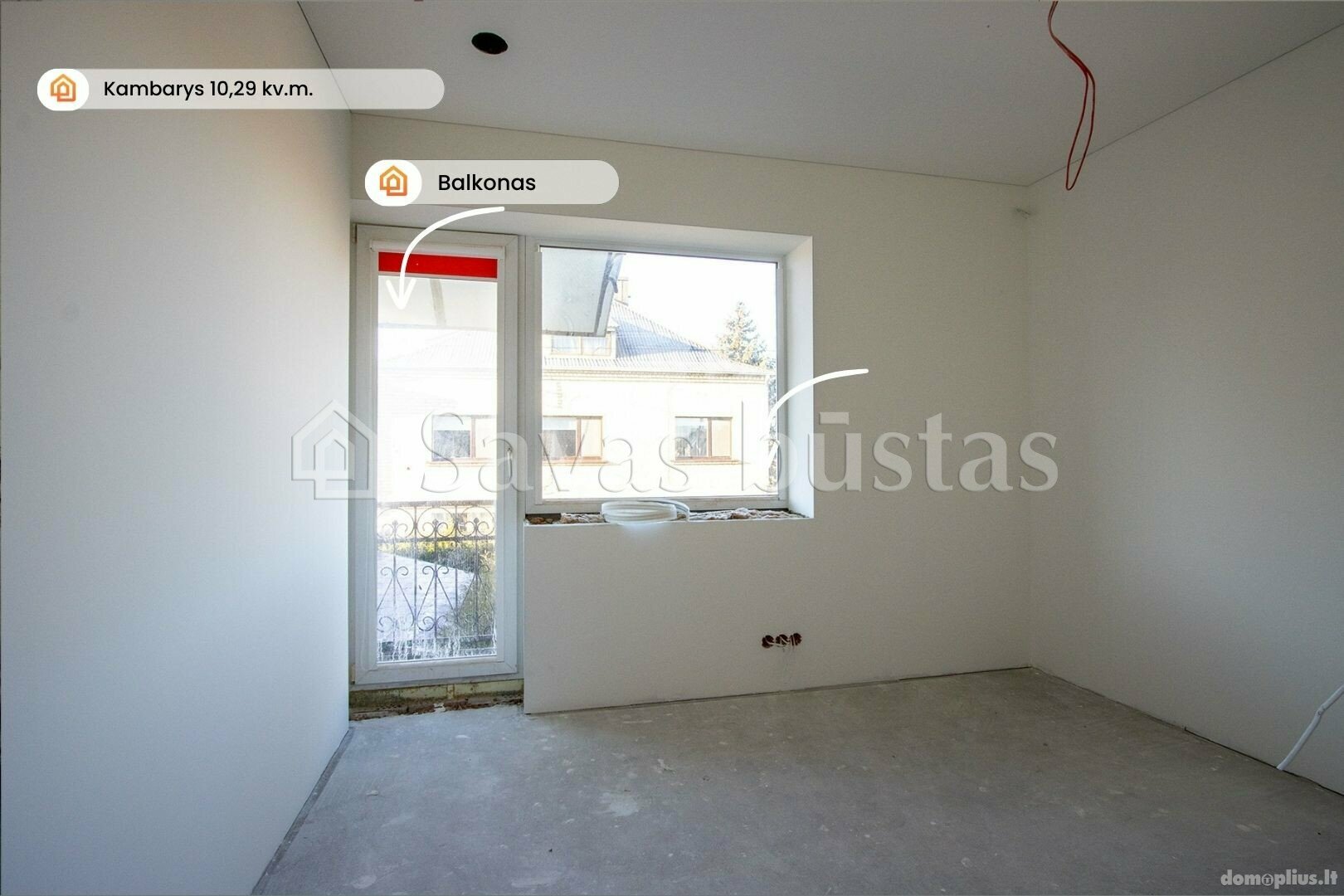 Parduodama gyvenamojo namo dalis Kauno rajono sav., Garliavoje, Bijūnų g.