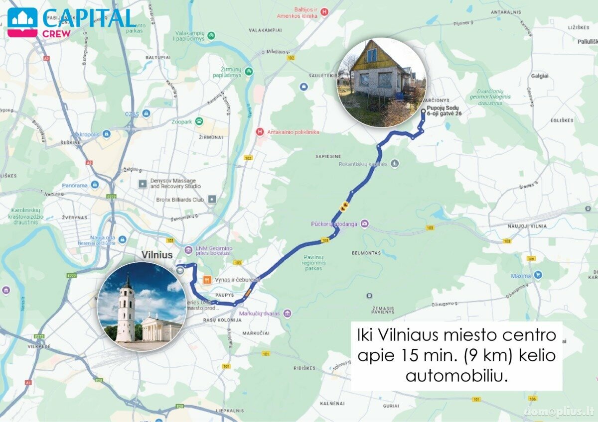 Parduodamas sodo namas Vilniuje, Dvarčionyse, Pupojų Sodų 6-oji g.