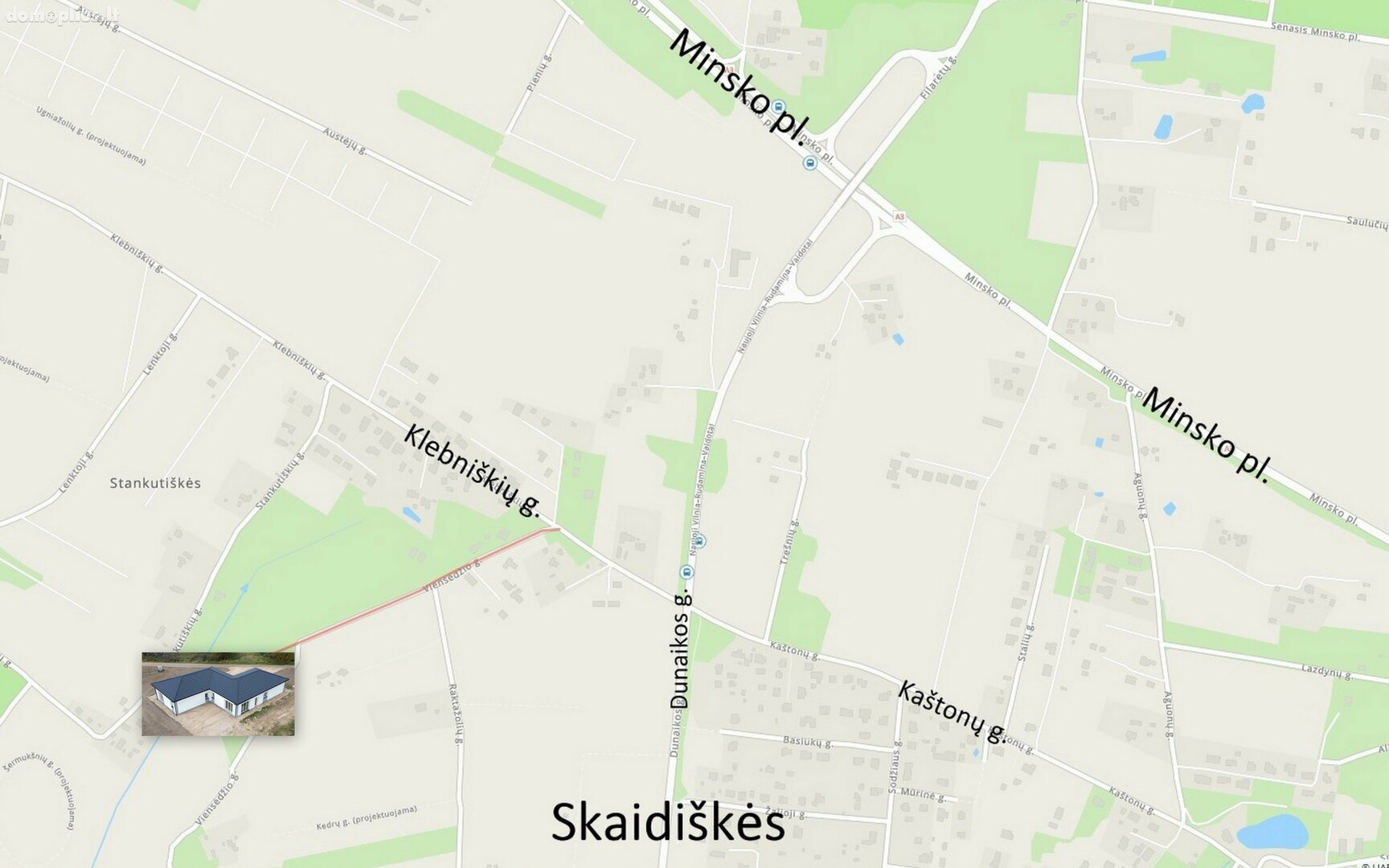 Parduodamas gyvenamasis namas Vilniaus rajono sav., Skaidiškėse, Viensėdžio g.