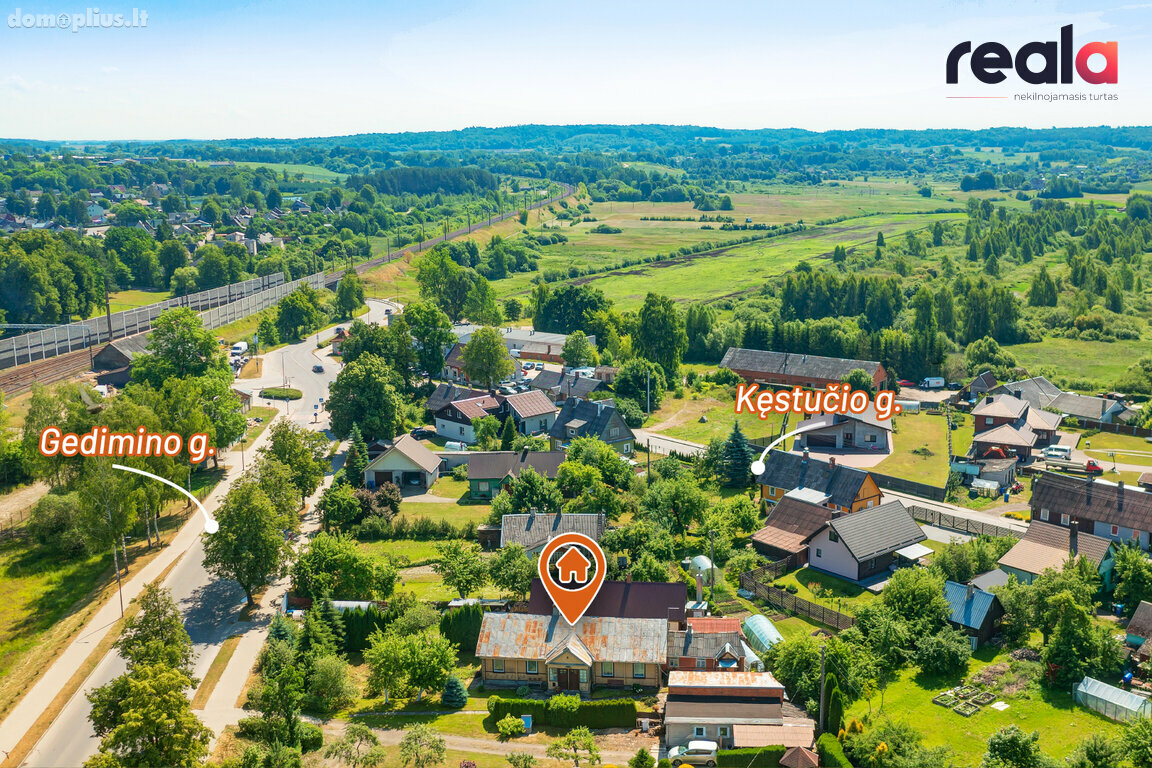 Parduodamas gyvenamasis namas Kaišiadorių rajono sav., Kaišiadoryje, Gedimino g.