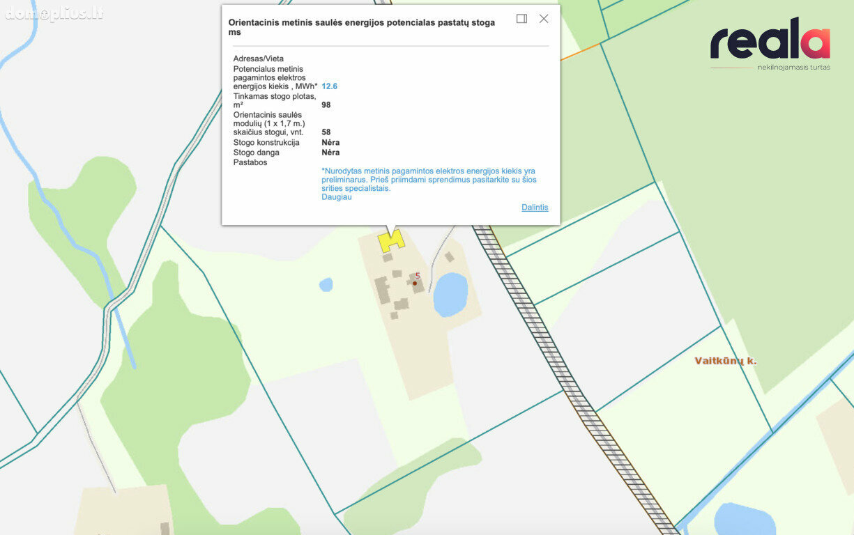 Продаётся дом Kaišiadorių rajono sav., Vaitkūnuose